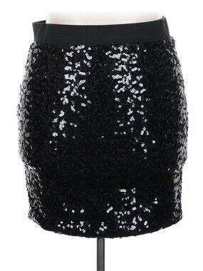NWT Torrid Black Sequin Mini Skirt Size 2 (2X) Party Cocktail Glam